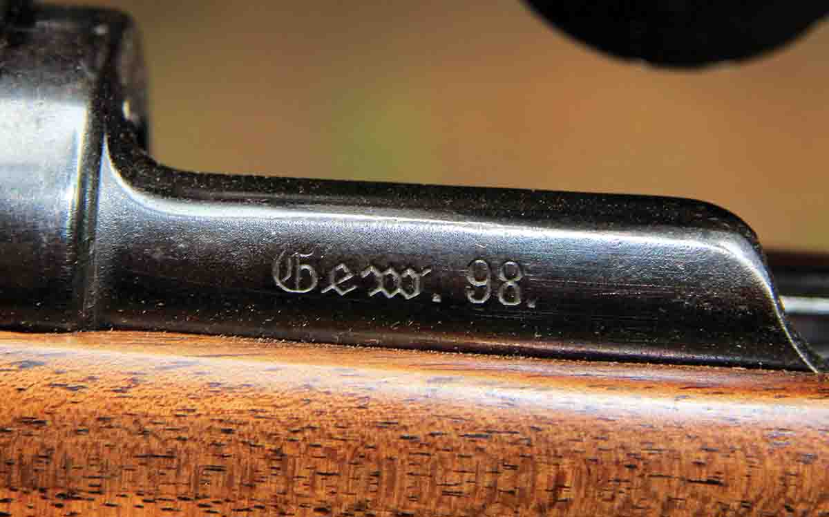 The test rifle was a custom job made on a Mauser action.